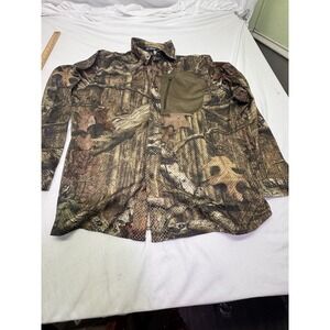 Gander Mountain Guide Series Mens Medium Camo Mesh Shirt Long Sleeve Hunting Top